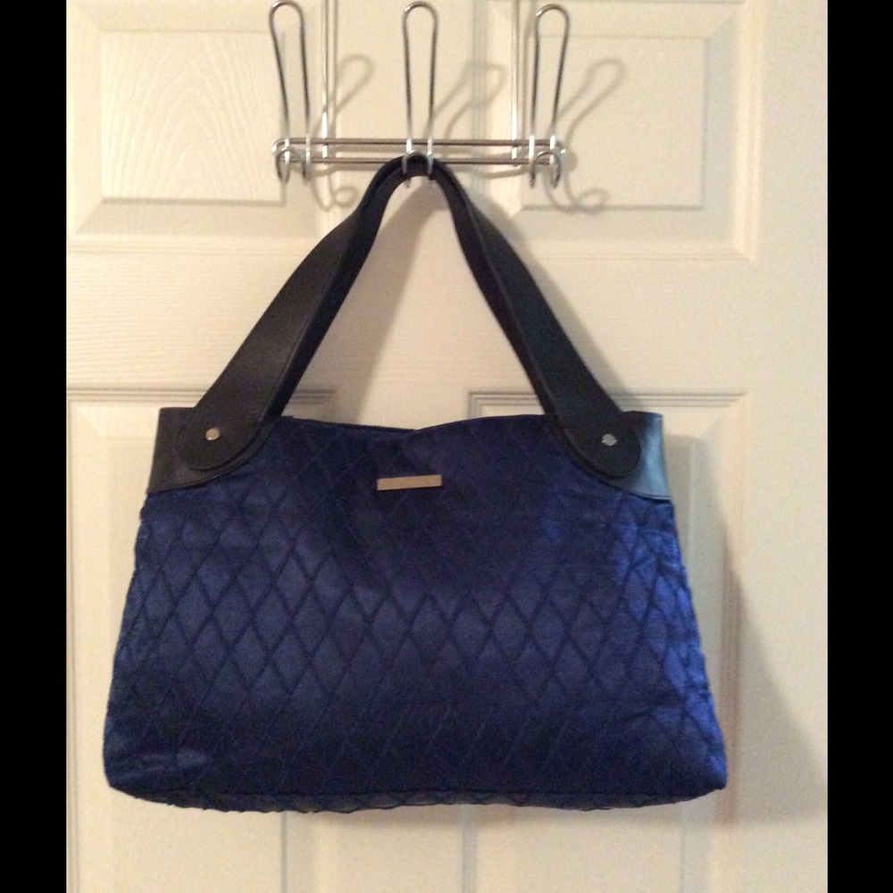 🛍 Via Spiga Navy Black Tote Bag